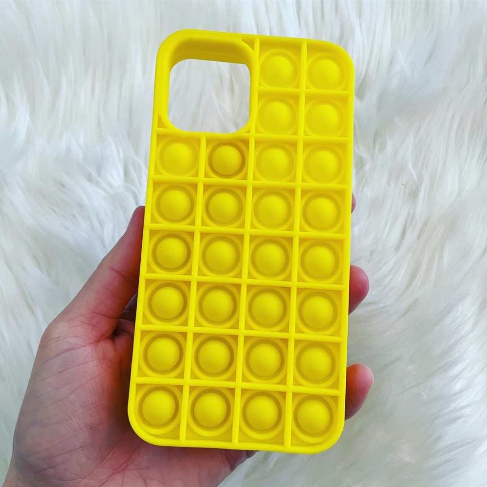 Phone Case with Bubble Push Pop Sensory Fidget for iPhone12